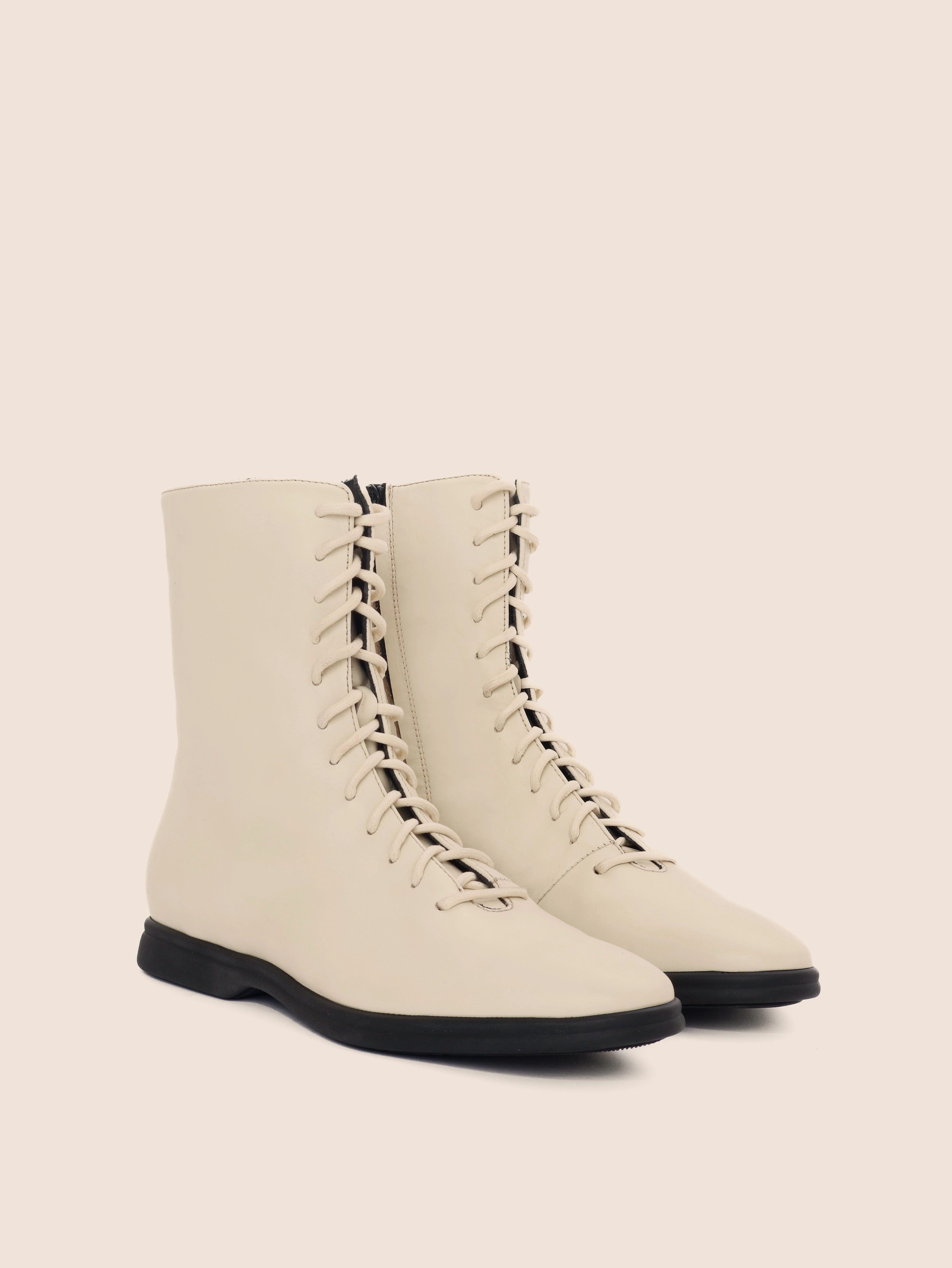 Palermo Cream Boot Sporty