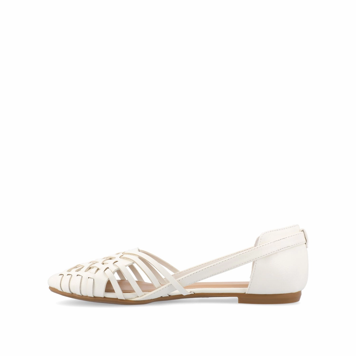 Urban Trend Step EKKO WOVEN FLATS IN VEGAN LEATHER Walk Guard