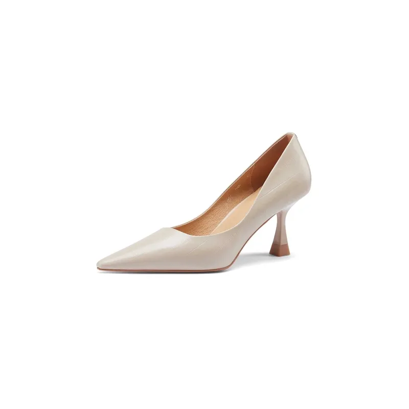 USS Shoes Begonia Women's Leather Pointed Toe Pumps