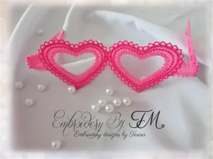 Valentine glasses/4x4 hoop