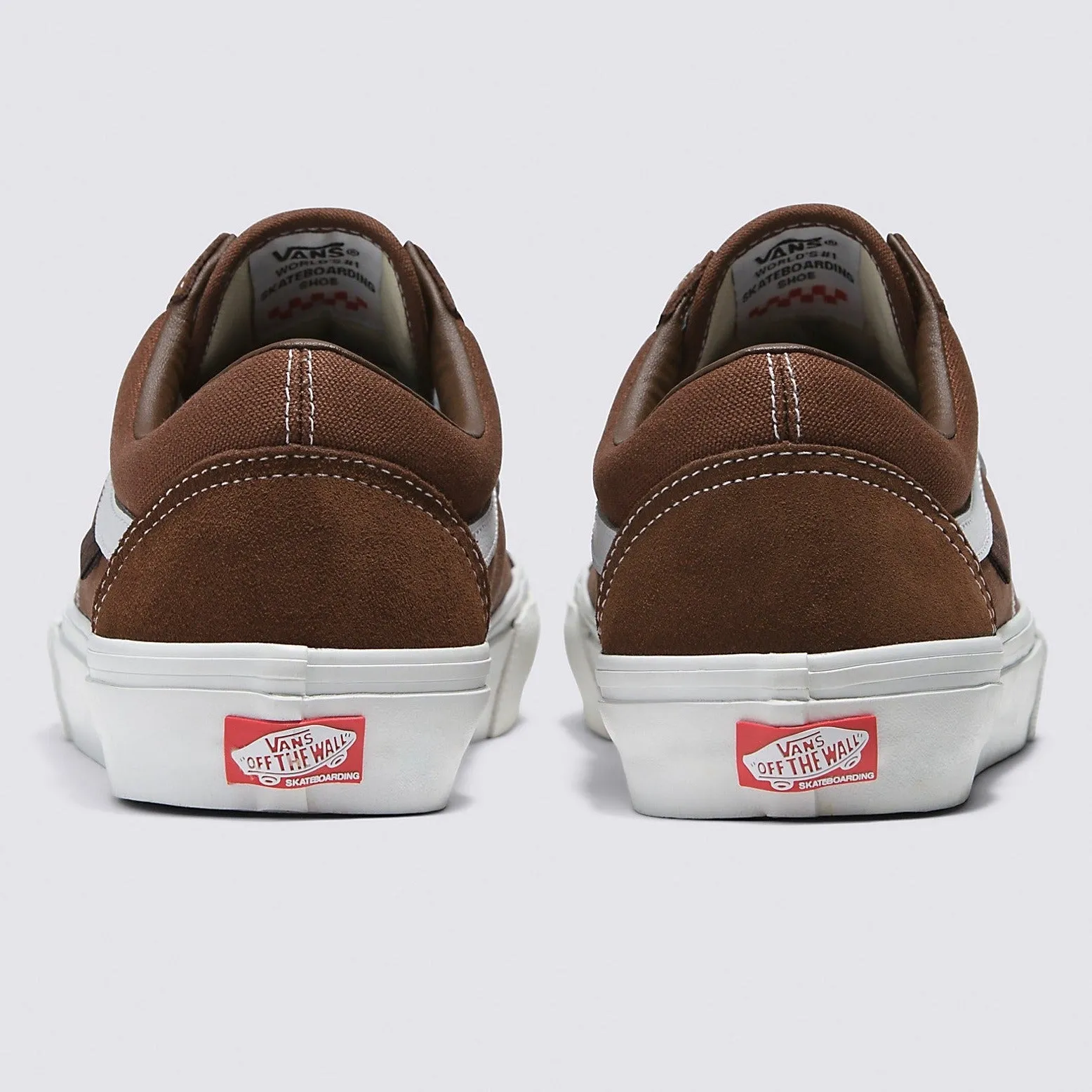 Vans Nick Michel Skate Old Skool Skateboard Shoe - Brown/White