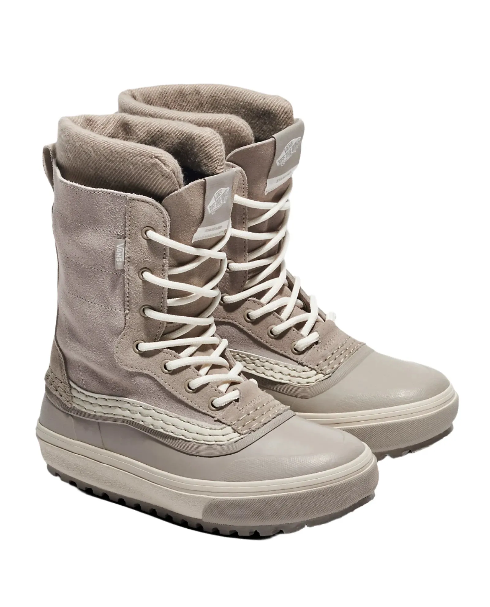 VANS Women's Standard Waterproof Snow MTE Boot Khaki Brown/Marshmallow