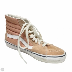 Shoes Sneakers By Vans In Peach, Size: 6 Comfortable Walk Breathable Weave