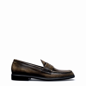 Authentic Pressure Distribution System Vend?me Blandine mocha spazzolato leather loafers