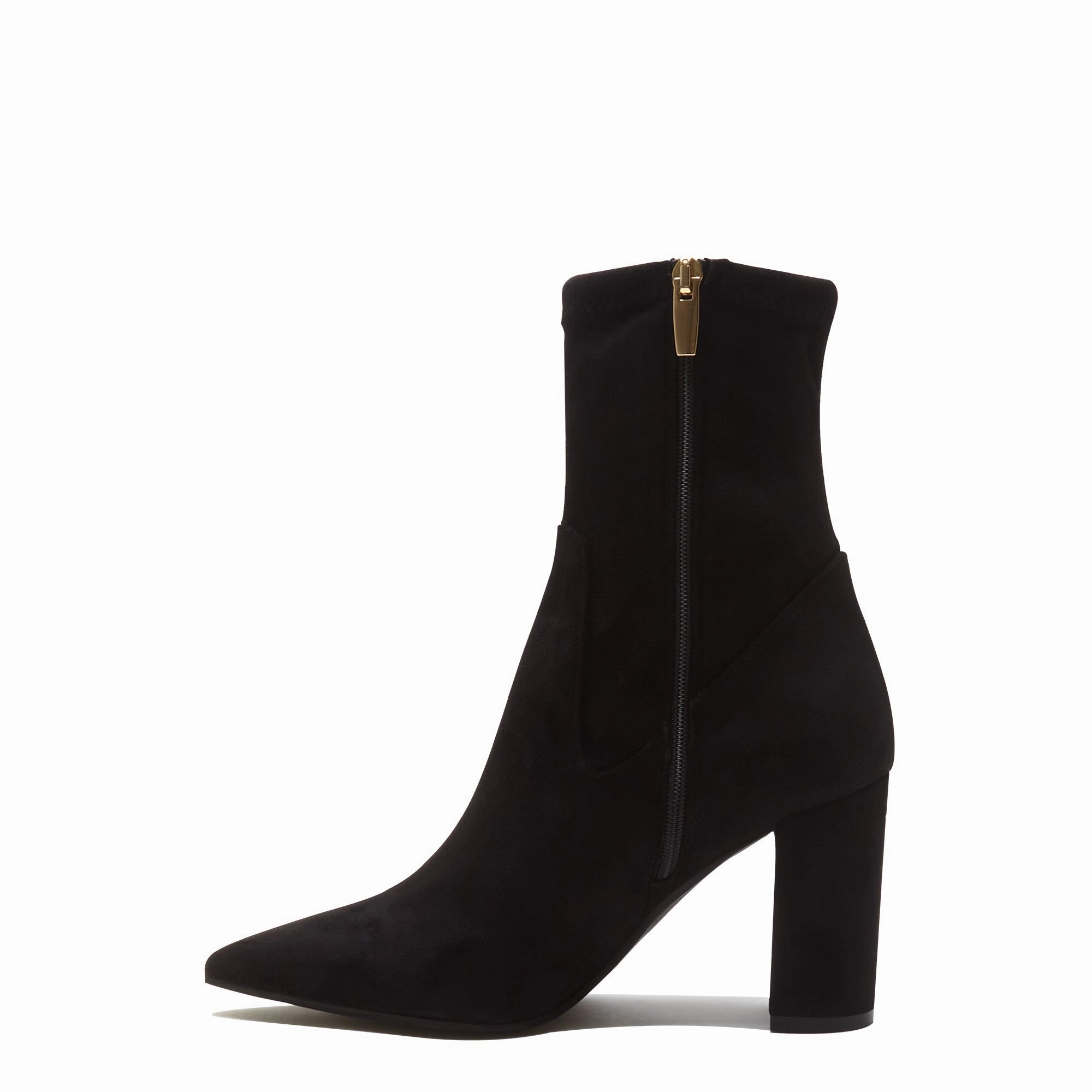 Vend?me Fem black nylon stretch suede heels runners Premium Sole