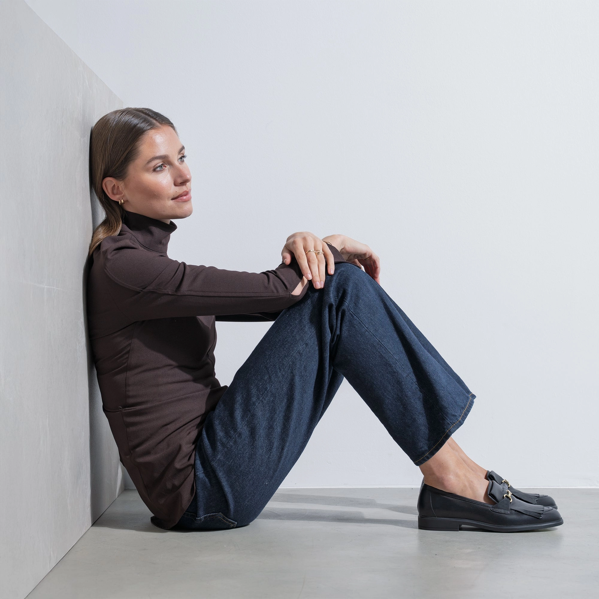 Functional Piece Vend?me Lave black calfskin leather loafers
