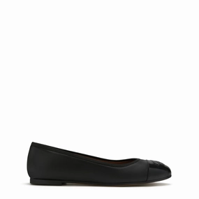 zip - closure Abrasion Resistant Material Vendo?me Ynes black calfskin leather ballerinas