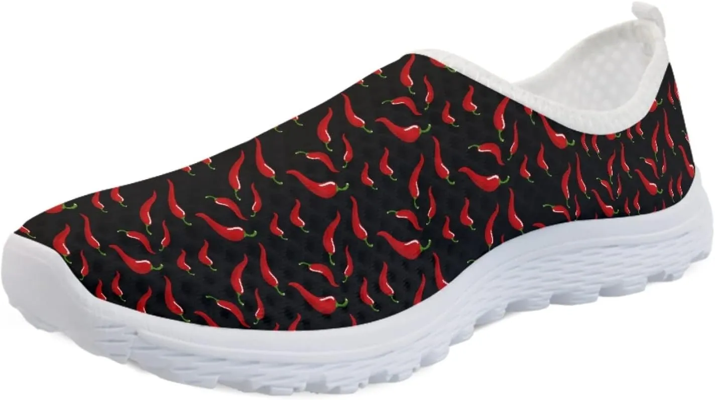 Veniyate Women's Walking Water Shoes Mesh Slip On Air Mesh Loafer Breathable Lightweight Running Sneakers