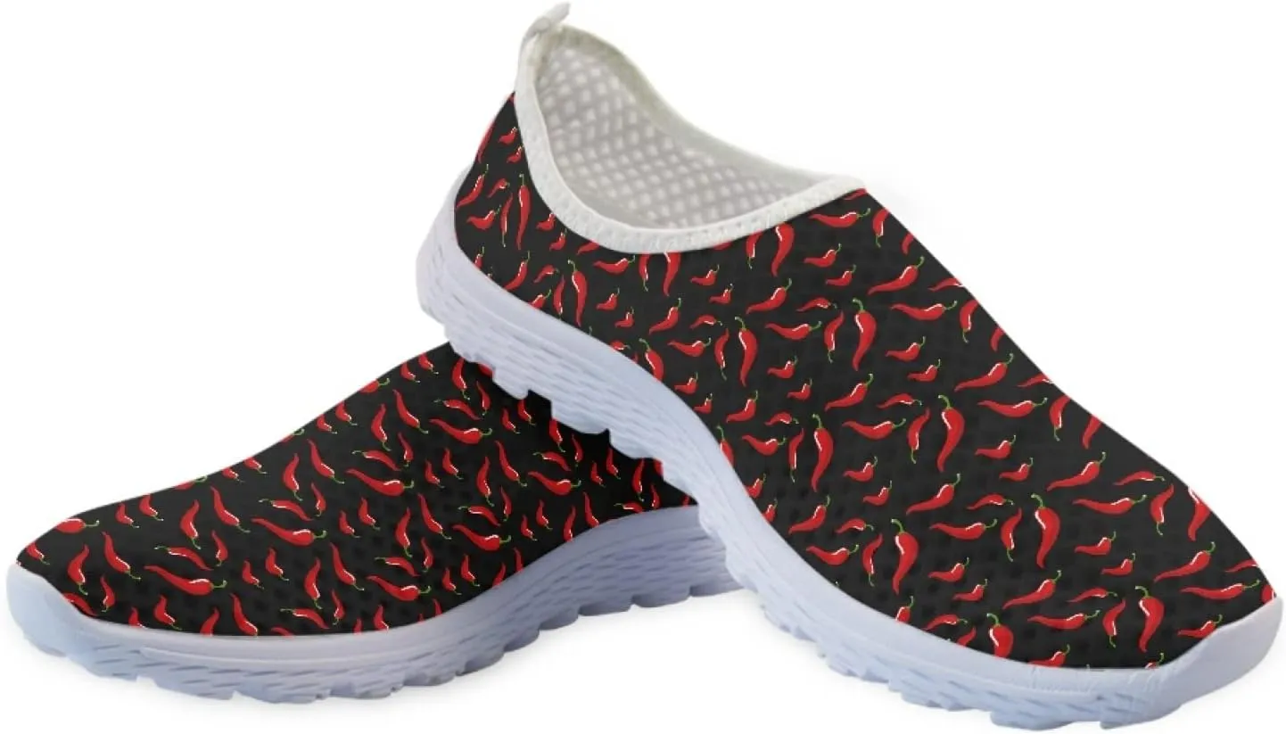 Veniyate Women's Walking Water Shoes Mesh Slip On Air Mesh Loafer Breathable Lightweight Running Sneakers