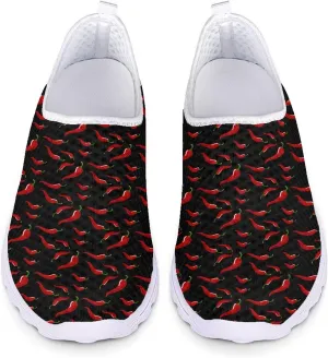 Veniyate Women's Walking Water Shoes Mesh Slip On Air Mesh Loafer Breathable Lightweight Running Sneakers