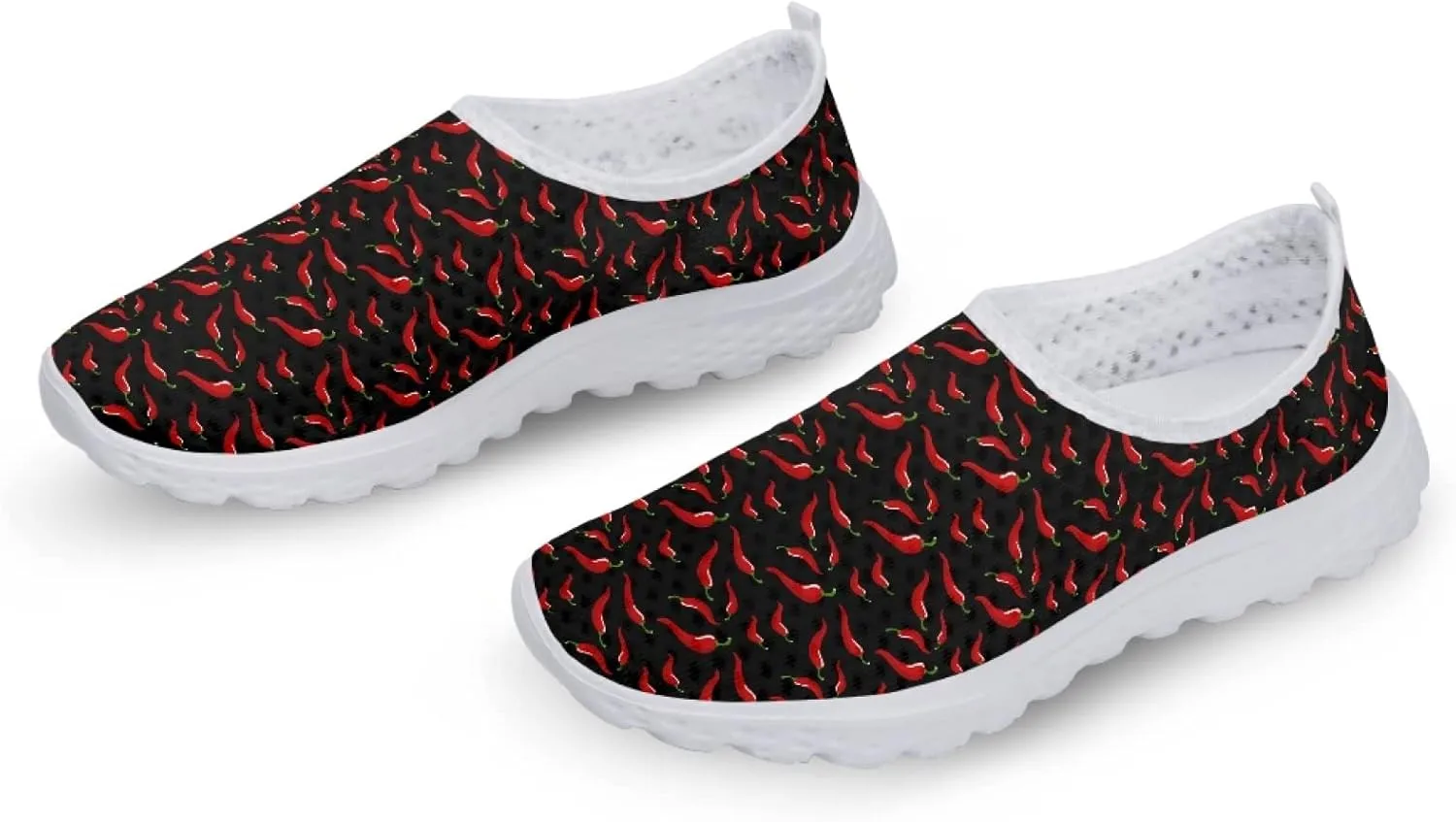 Veniyate Women's Walking Water Shoes Mesh Slip On Air Mesh Loafer Breathable Lightweight Running Sneakers
