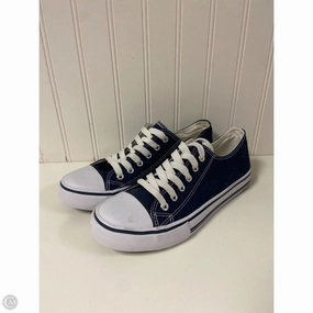 Comfort seekers Shoes Sneakers By Pierre Dumas In Blue & White, Size: 8