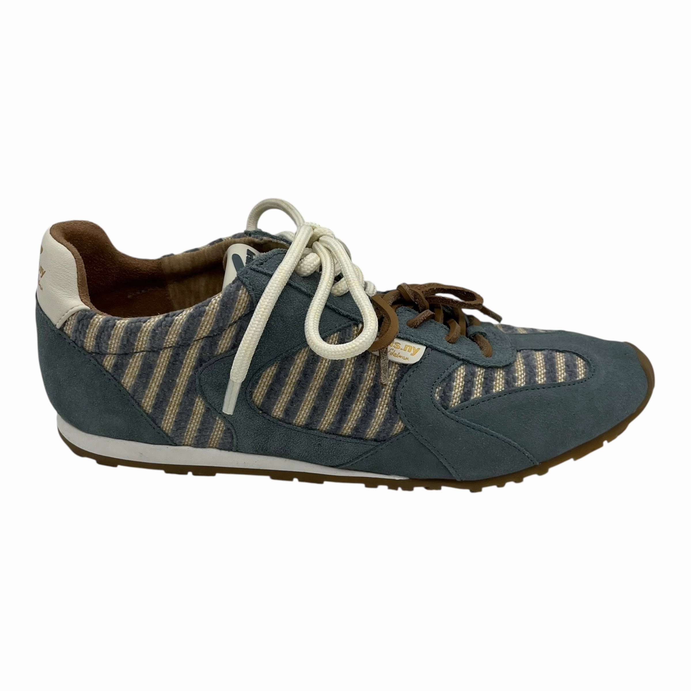 Shock Absorber Shoes Sneakers By Circus By Sam Edelman In Blue & Cream, Size:8.5