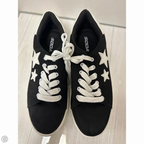 Shoes Sneakers By Soda In Black, Size: 10 Crosswalk Use Hyper Elastic Foam