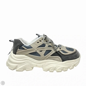 Shoes Sneakers By Clothes Mentor In Blue & Grey, Size: 9.5 Breathable Footbed Everyday Life