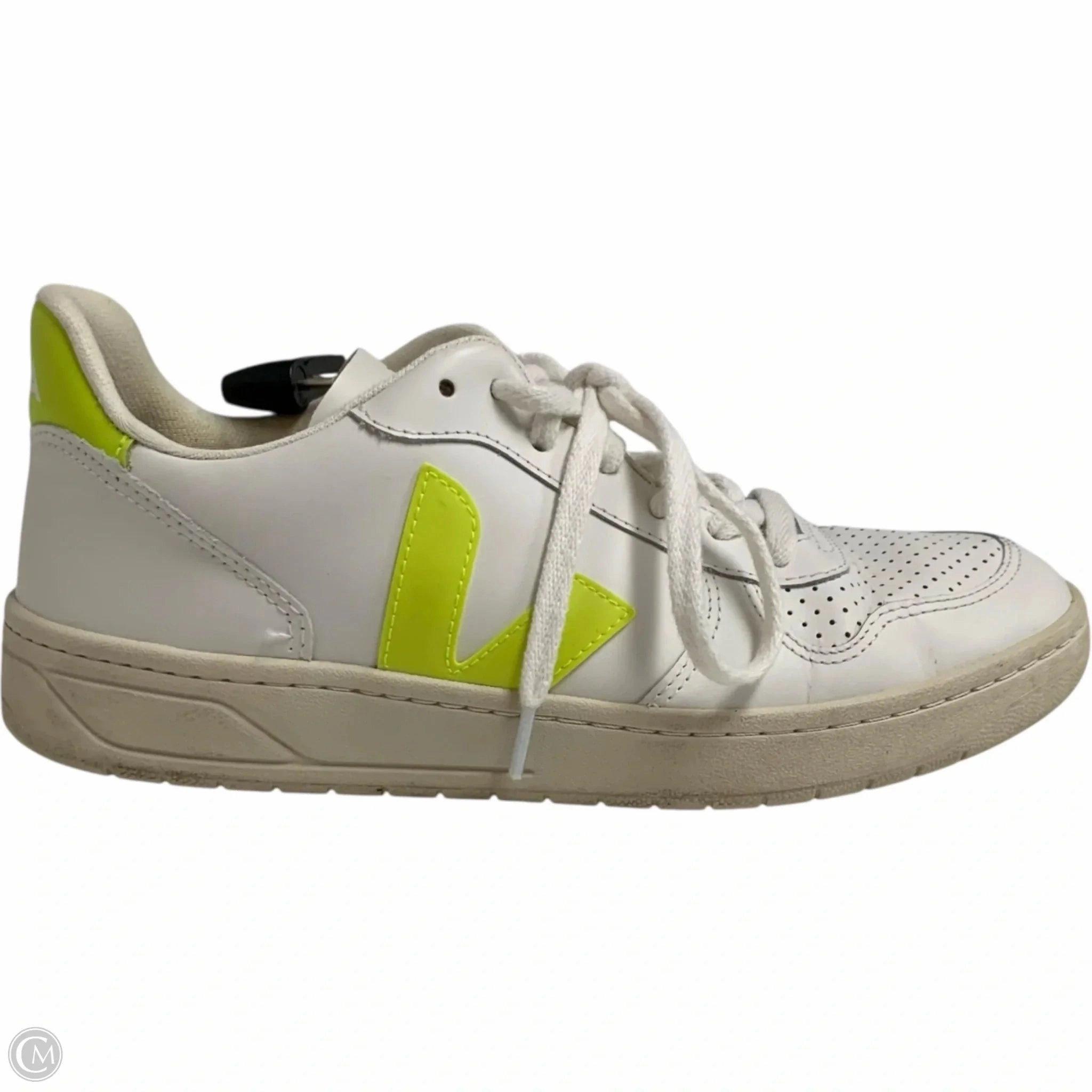 Simple Match Shoes Sneakers By VEJA In White & Yellow, Size: 8