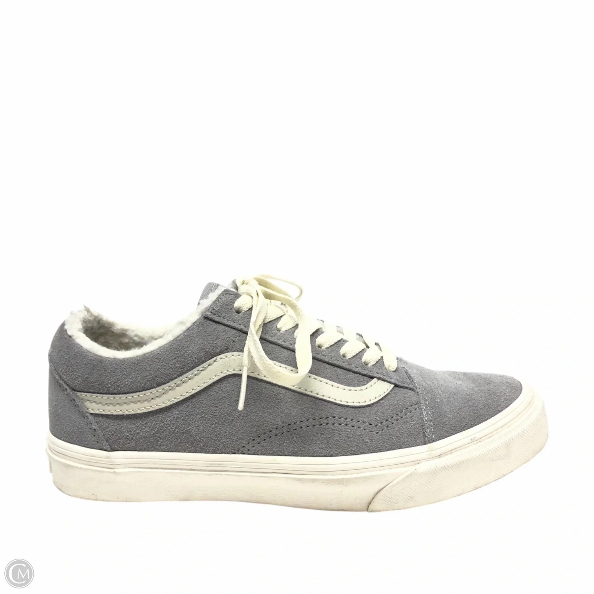 Shoes Sneakers By Vans In Grey, Size: 8 Ankle Collarbrace