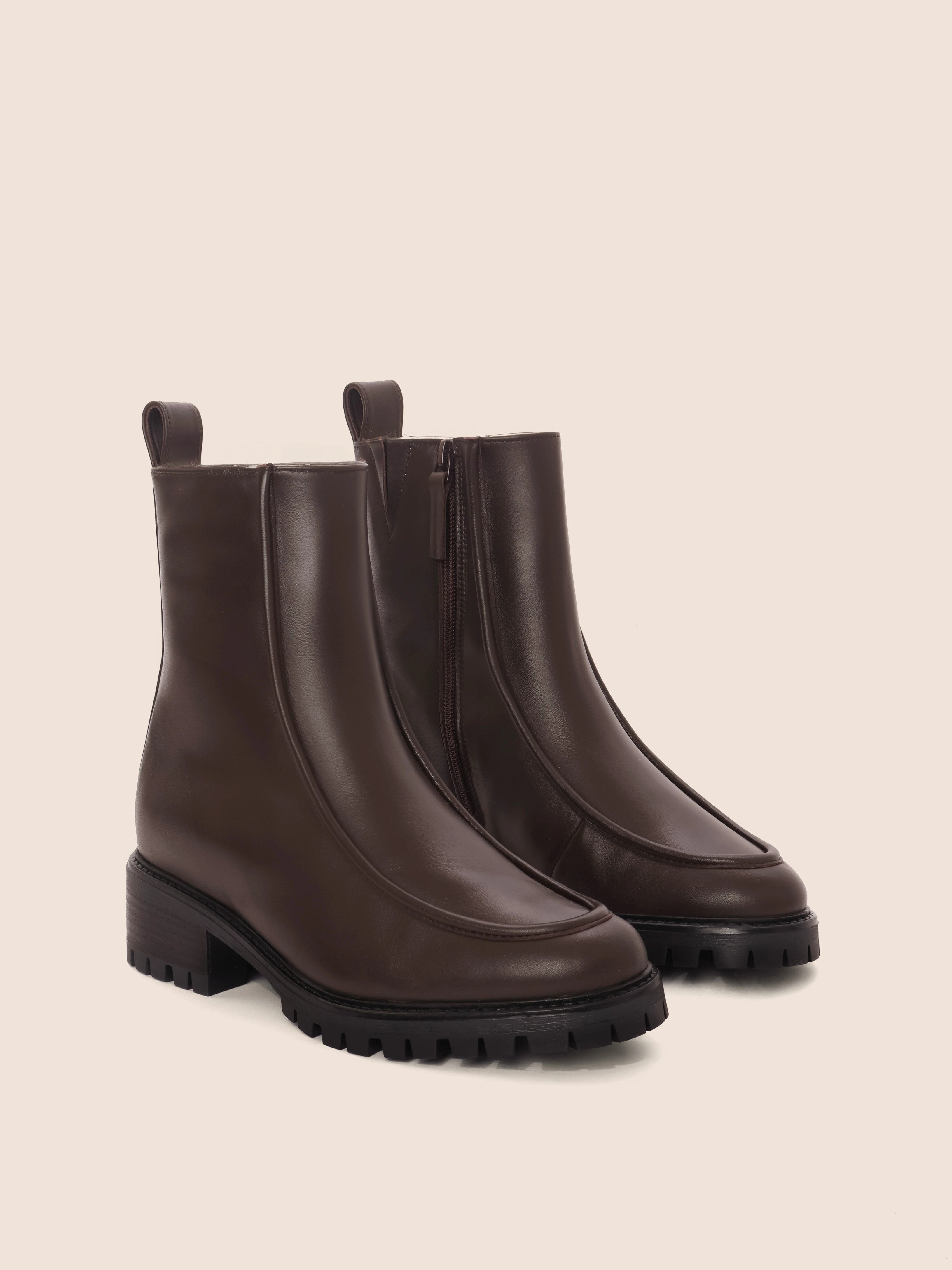 Lightweight Fit Vigo Dark Brown Lined Boot