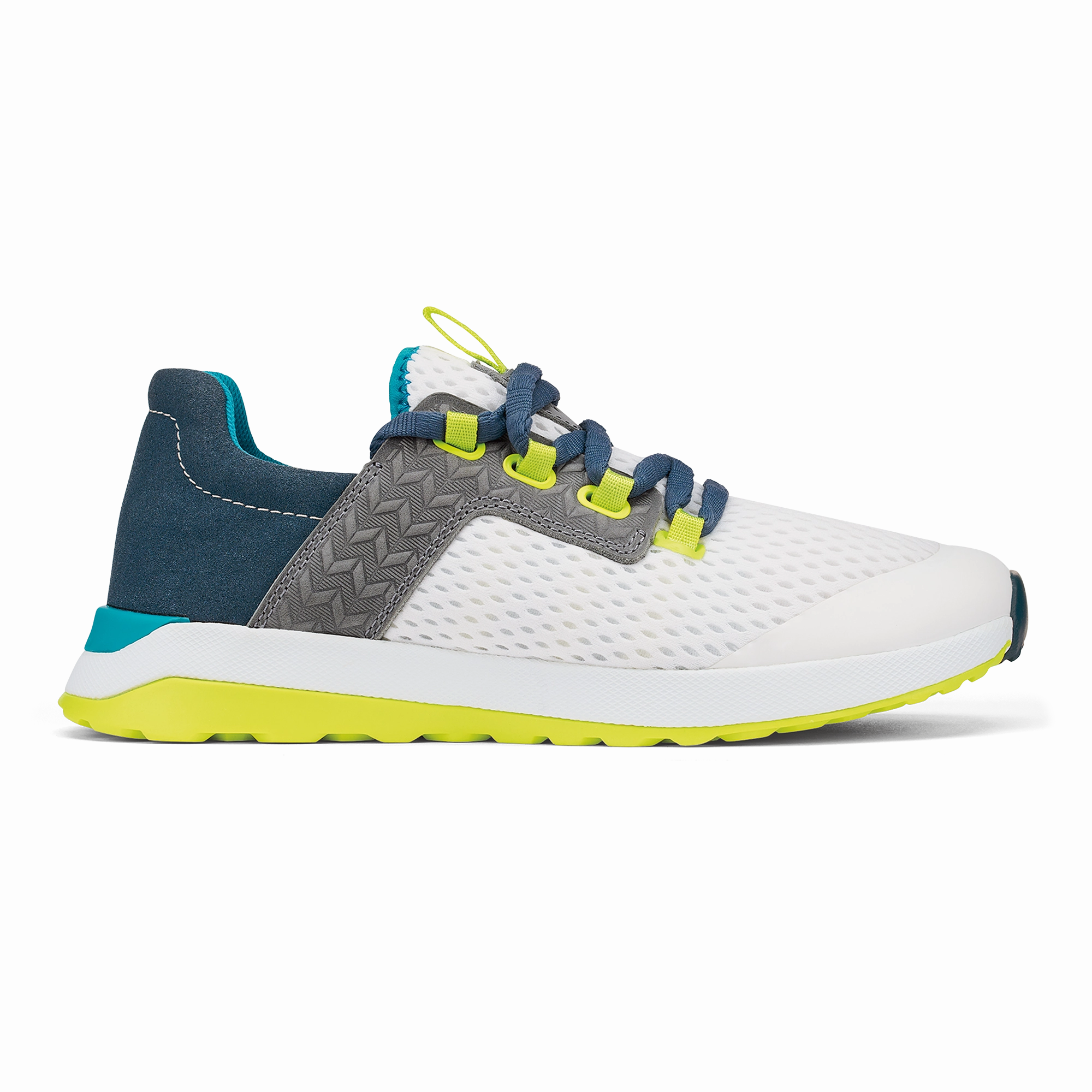 Wailuku - Bright White / Lagoon Stability Heel Counter Sea Breeze