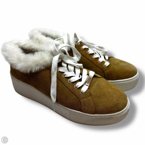 Sturdy Build Impact Dispersion Shoes Sneakers By J Slides In Brown, Size: 7