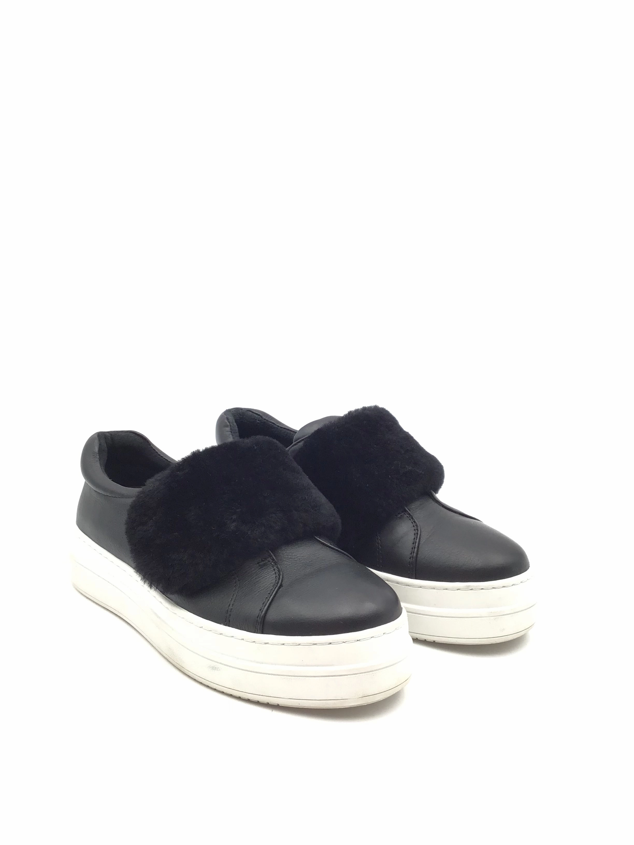 Lined Upper Impact Dispersing Core Shoes Sneakers By J Slides In Black, Size: 7