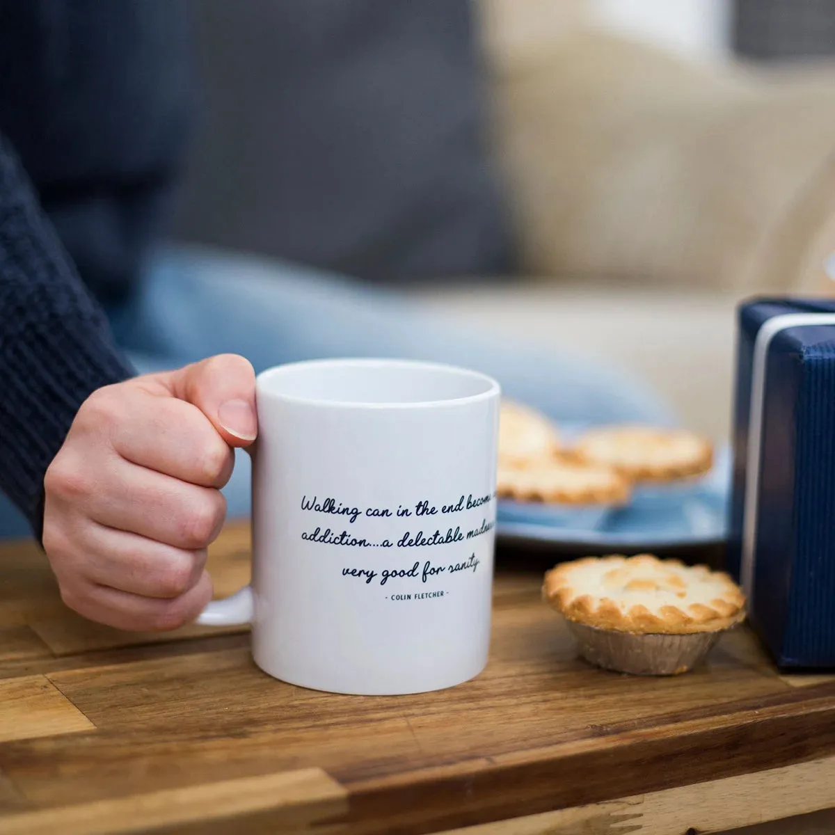 Walking Addiction Quote Mug