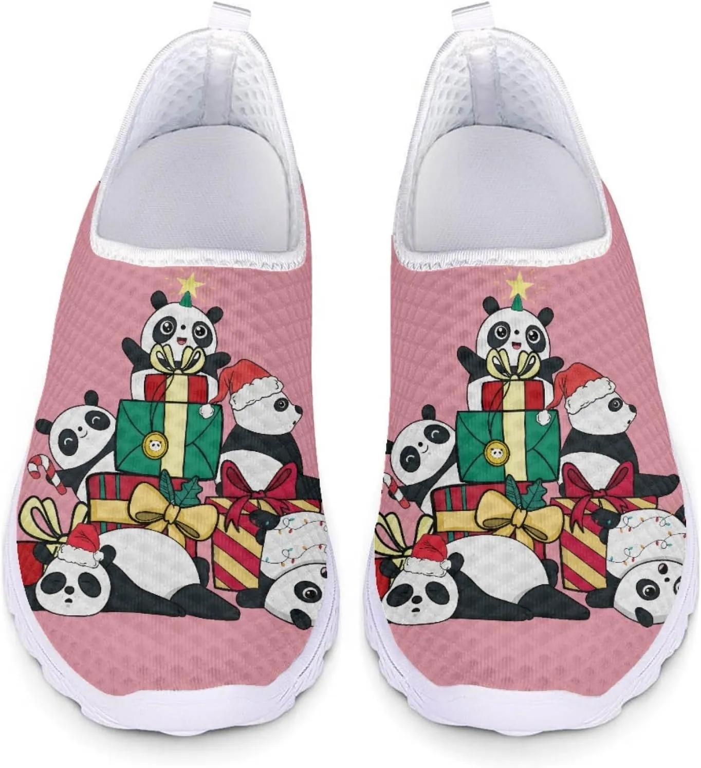 Walking Shoes Mesh Slip On Flats Loafer Breathable Lightweight Mesh Running Sneakers