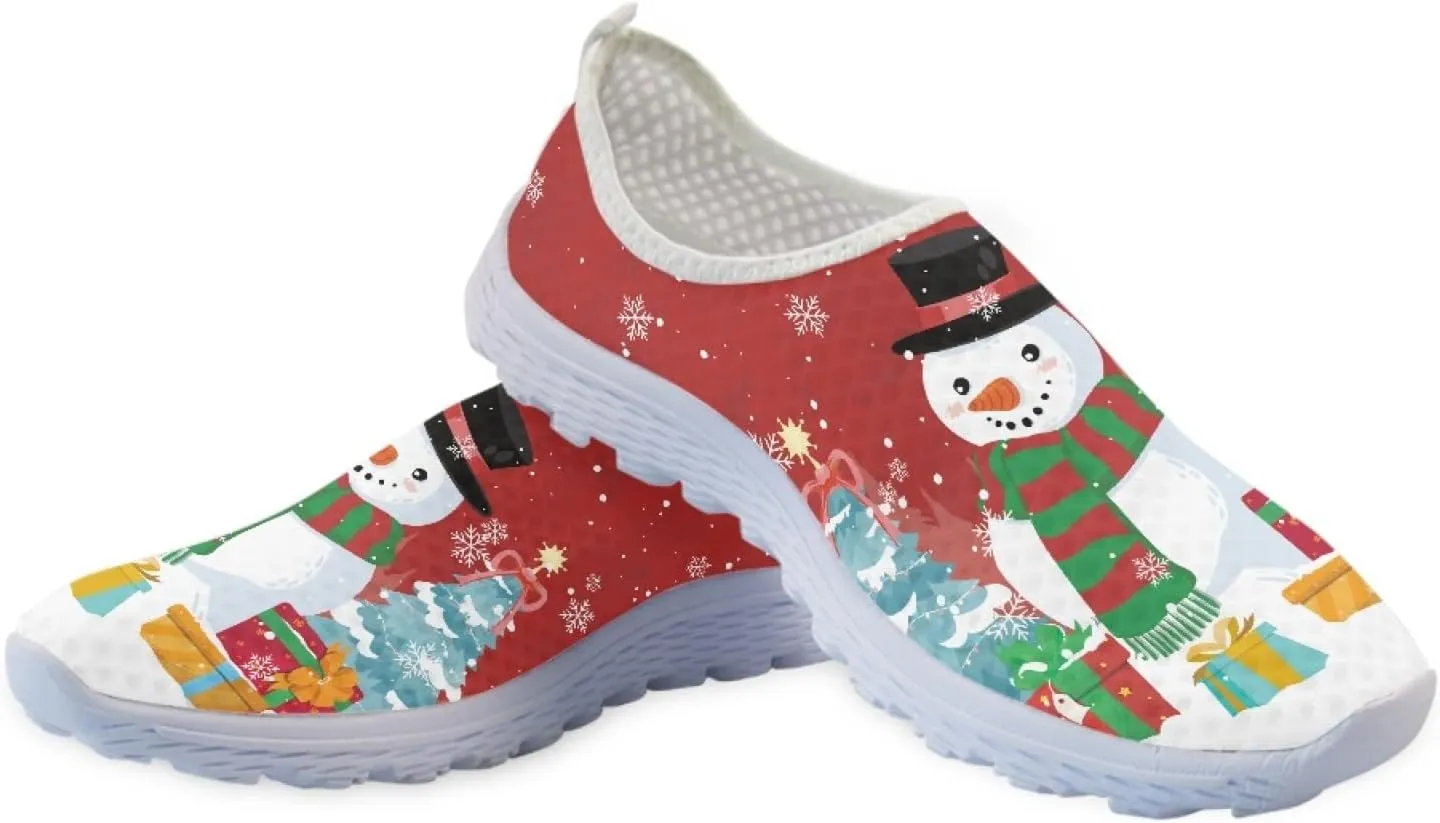 Walking Shoes Mesh Slip On Flats Loafer Breathable Lightweight Mesh Running Sneakers