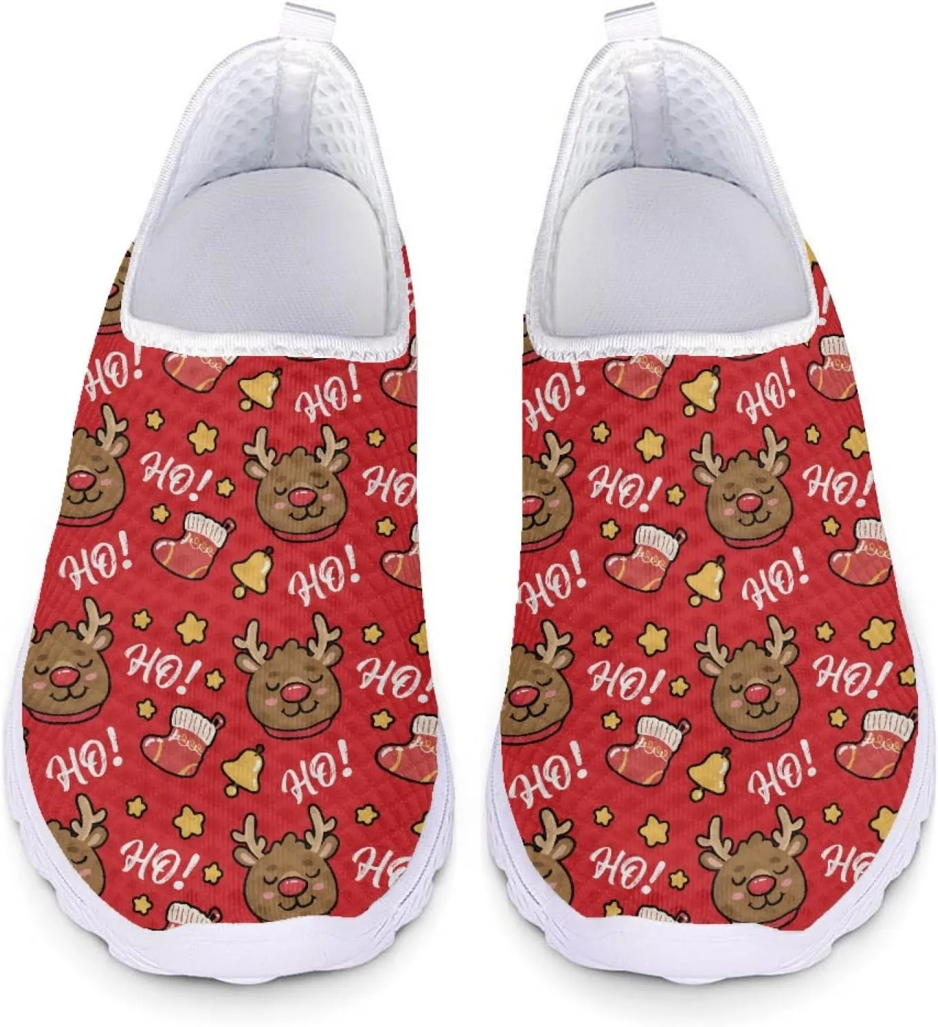 Walking Shoes Mesh Slip On Flats Loafer Breathable Lightweight Mesh Running Sneakers