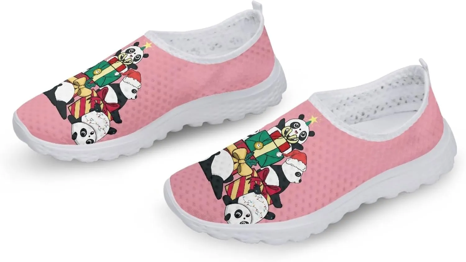 Walking Shoes Mesh Slip On Flats Loafer Breathable Lightweight Mesh Running Sneakers