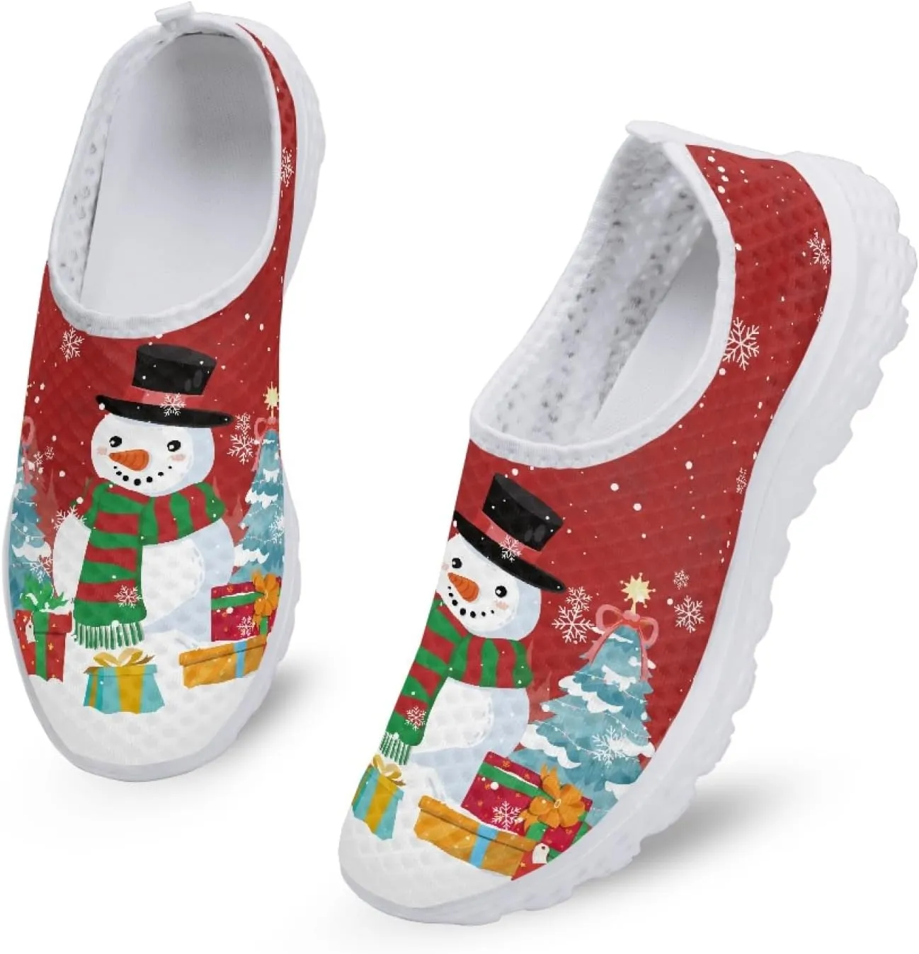Walking Shoes Mesh Slip On Flats Loafer Breathable Lightweight Mesh Running Sneakers