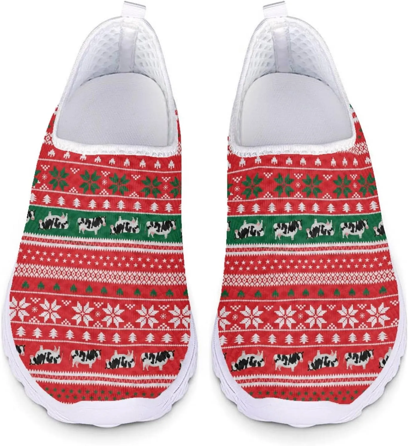 Walking Shoes Mesh Slip On Flats Loafer Breathable Lightweight Mesh Running Sneakers
