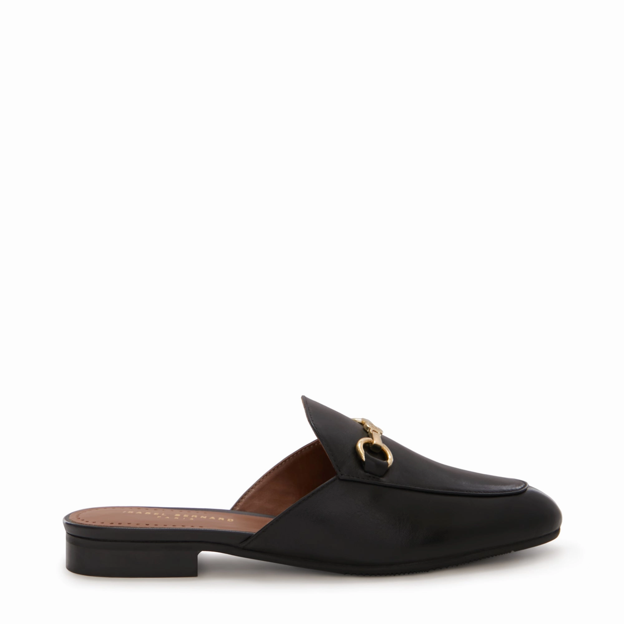 Adaptive Fit Vend?me Fleur black calfskin leather slipper loafers