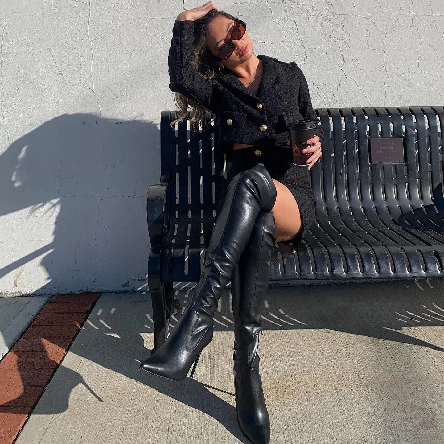 Wastaria Sexy Over-the-knee Boots