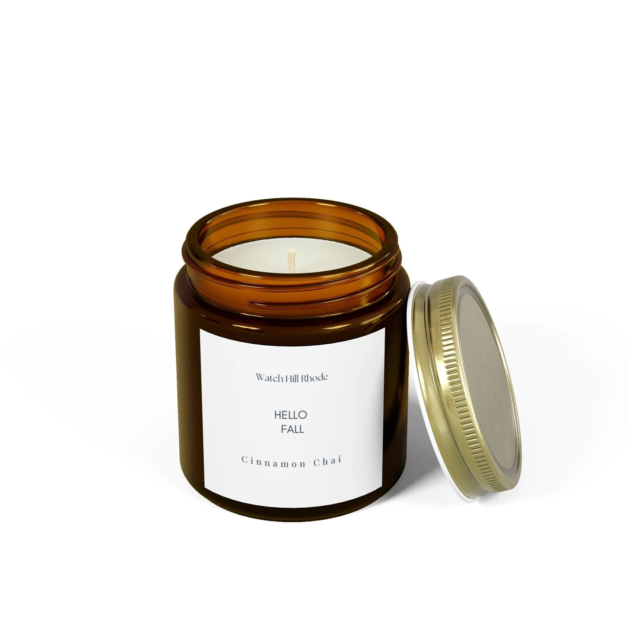 Watch Hill Rhode Scented Candle, Cinnamon Chai (4oz, 9oz)