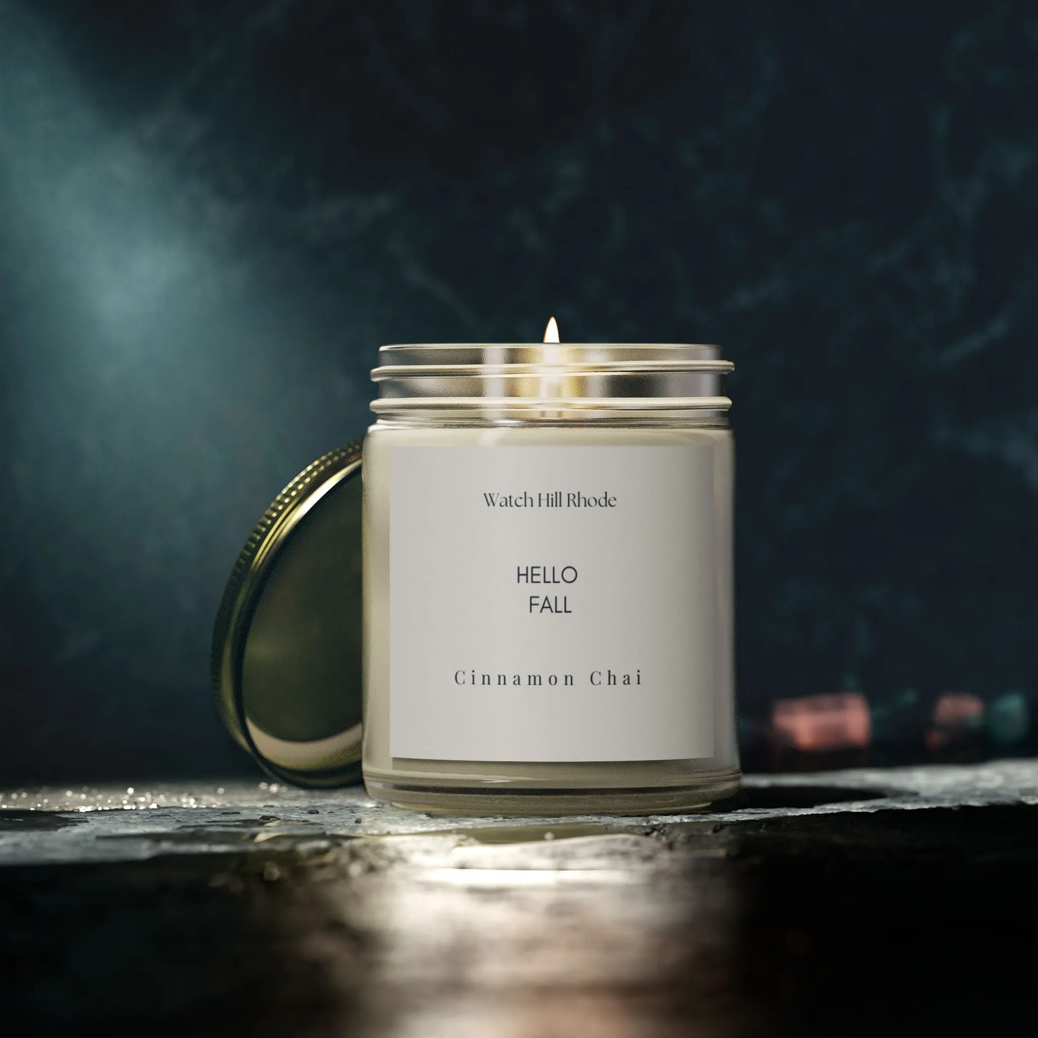 Watch Hill Rhode Scented Candle, Cinnamon Chai (4oz, 9oz)