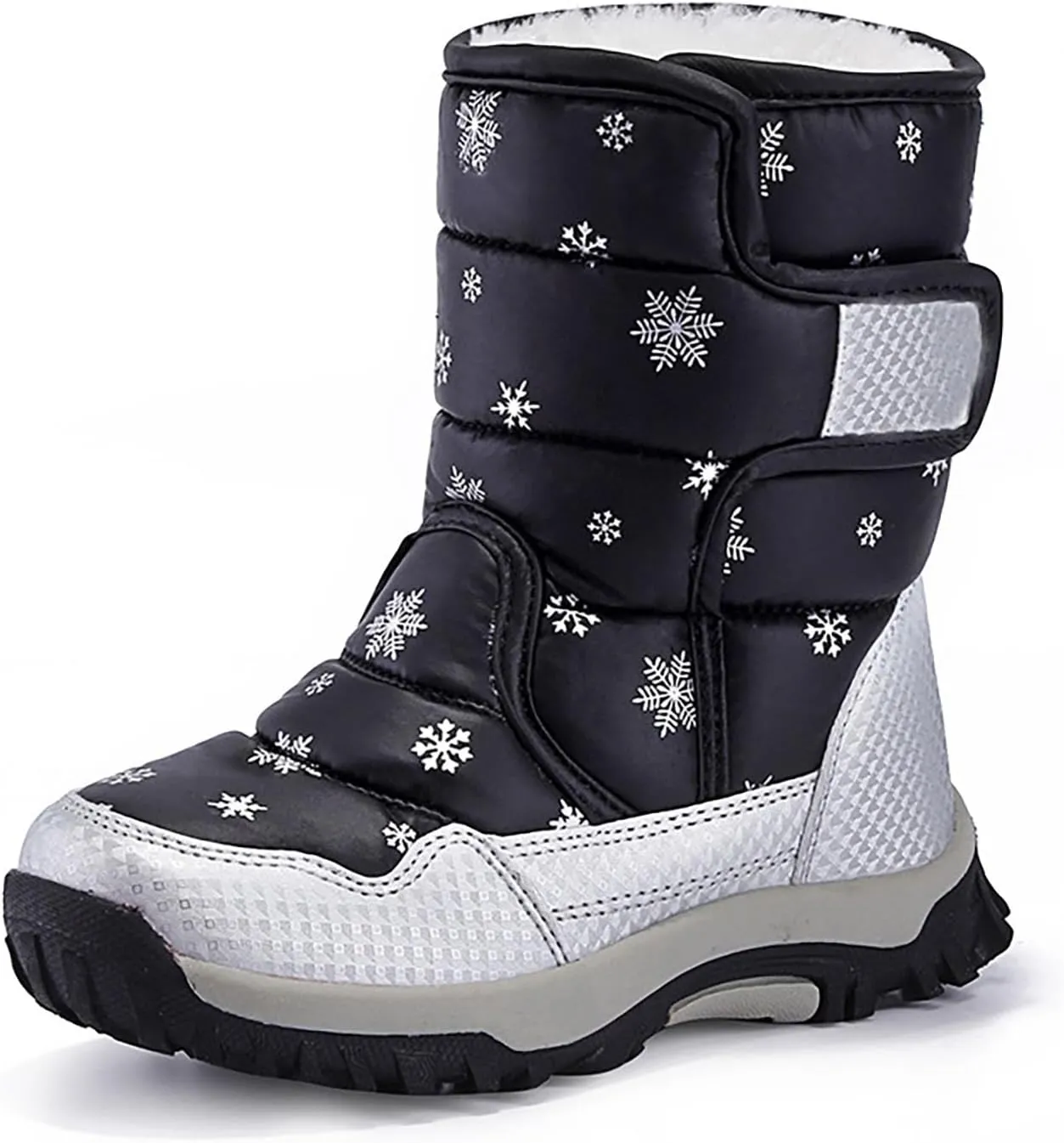 Water-proof Kids Snow Boots Girls Boys Toddlers Insulated Warm Fleece Lined Winter Outdoor Snow Boots for Children