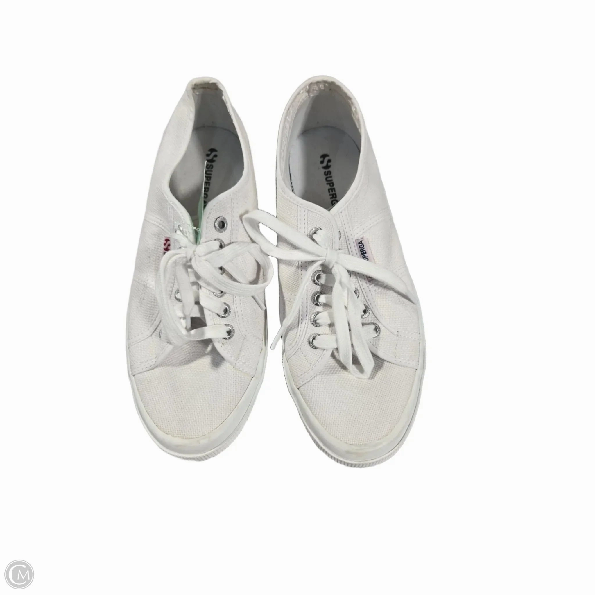 Shoes Sneakers By Superga In White, Size: 10 Elastic Collar Every Path