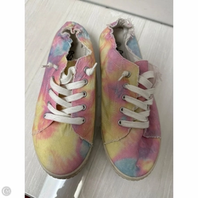 Shoes Sneakers By Clothes Mentor In Tie Dye Print, Size: 10 Rollbar Stability System Zip Closure