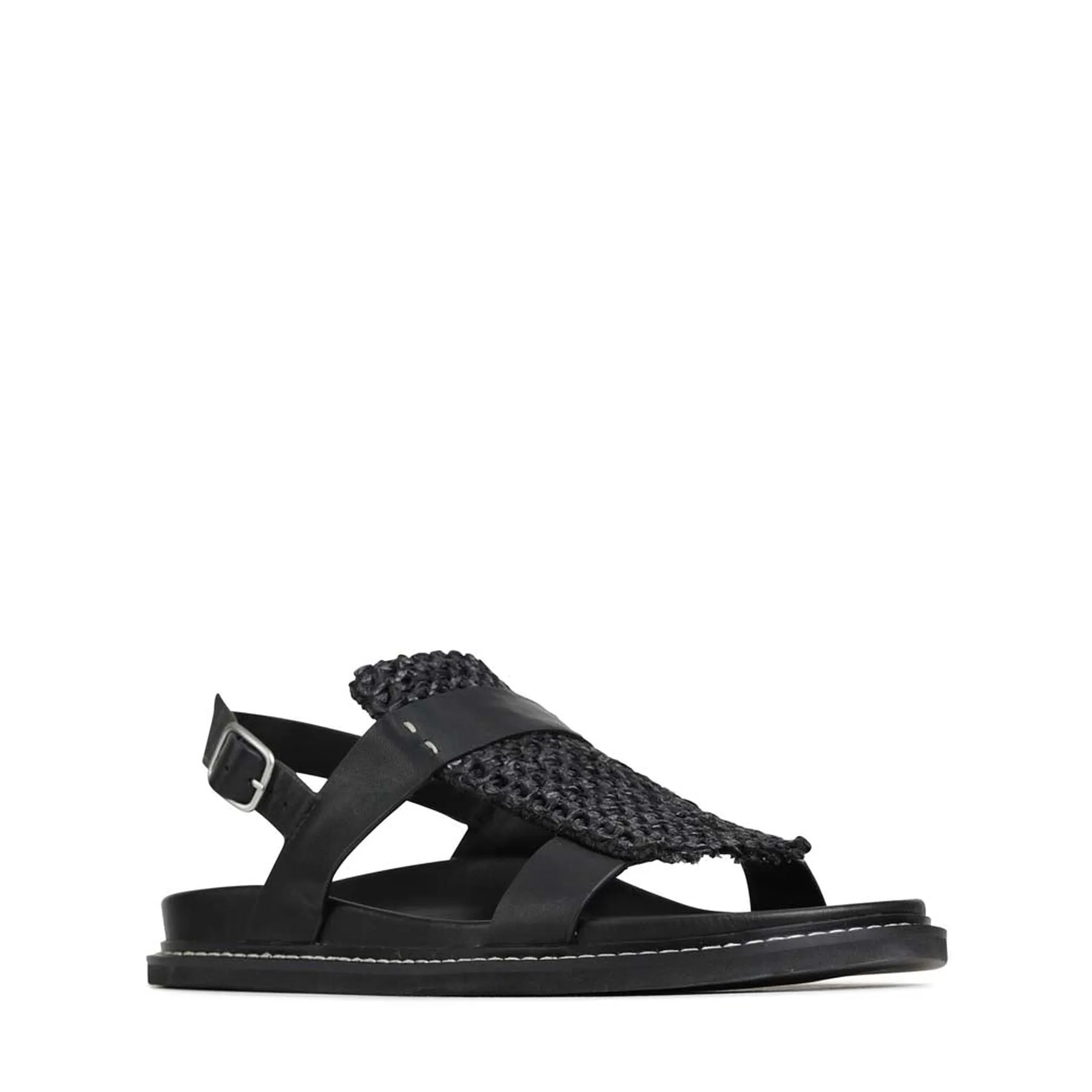 WEAVERS LEATHER SLING BACK SANDALS