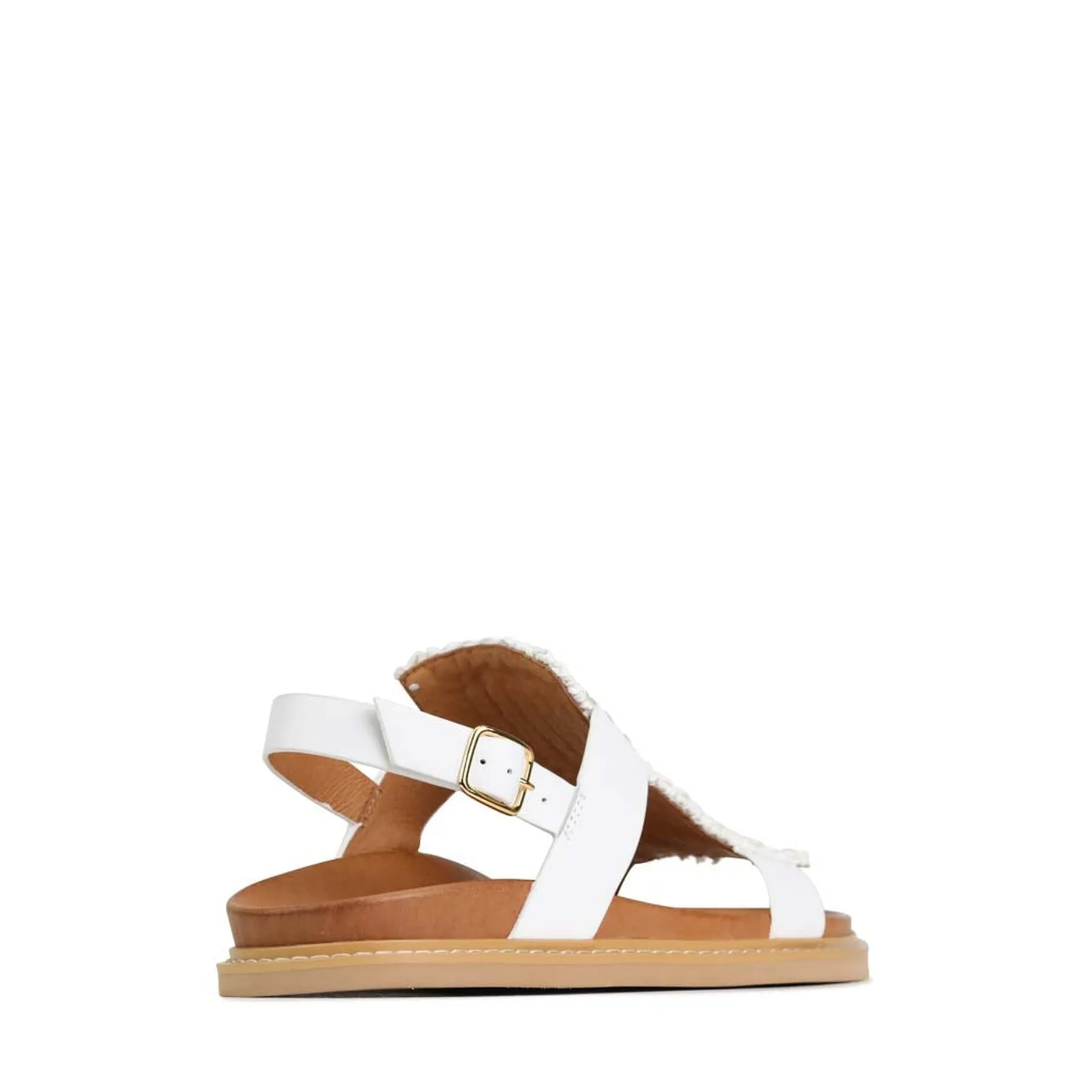 WEAVERS LEATHER SLING BACK SANDALS