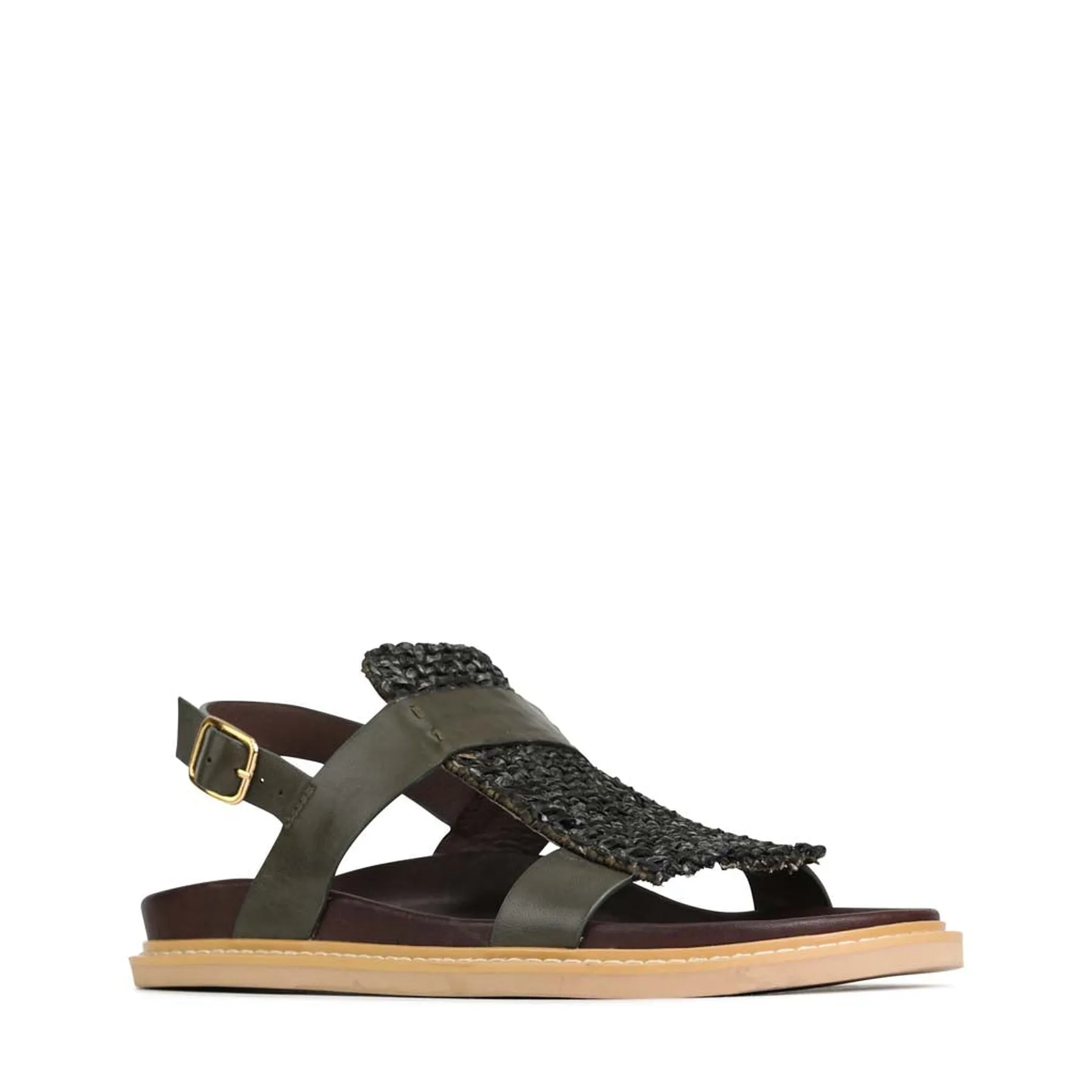 WEAVERS LEATHER SLING BACK SANDALS