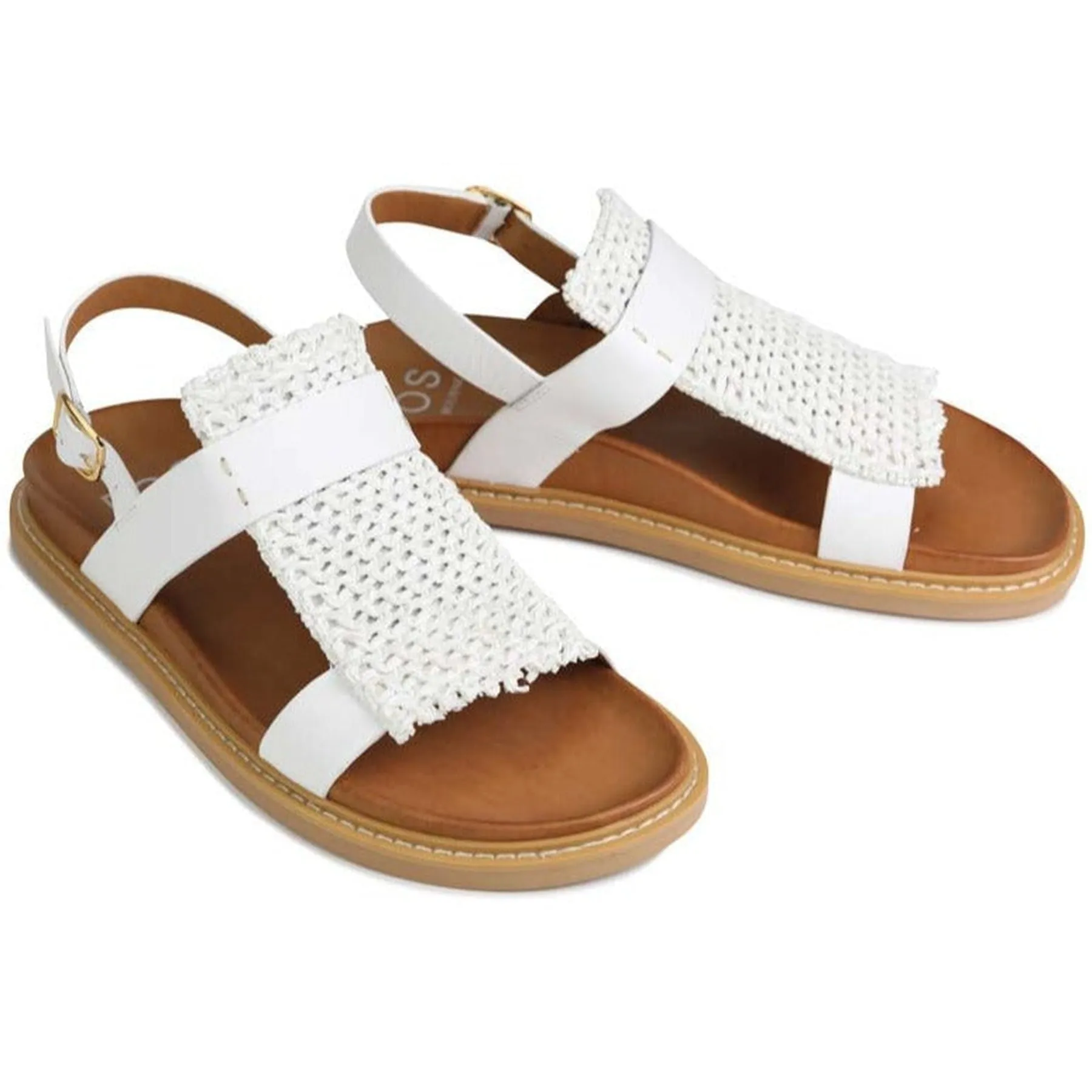 WEAVERS LEATHER SLING BACK SANDALS