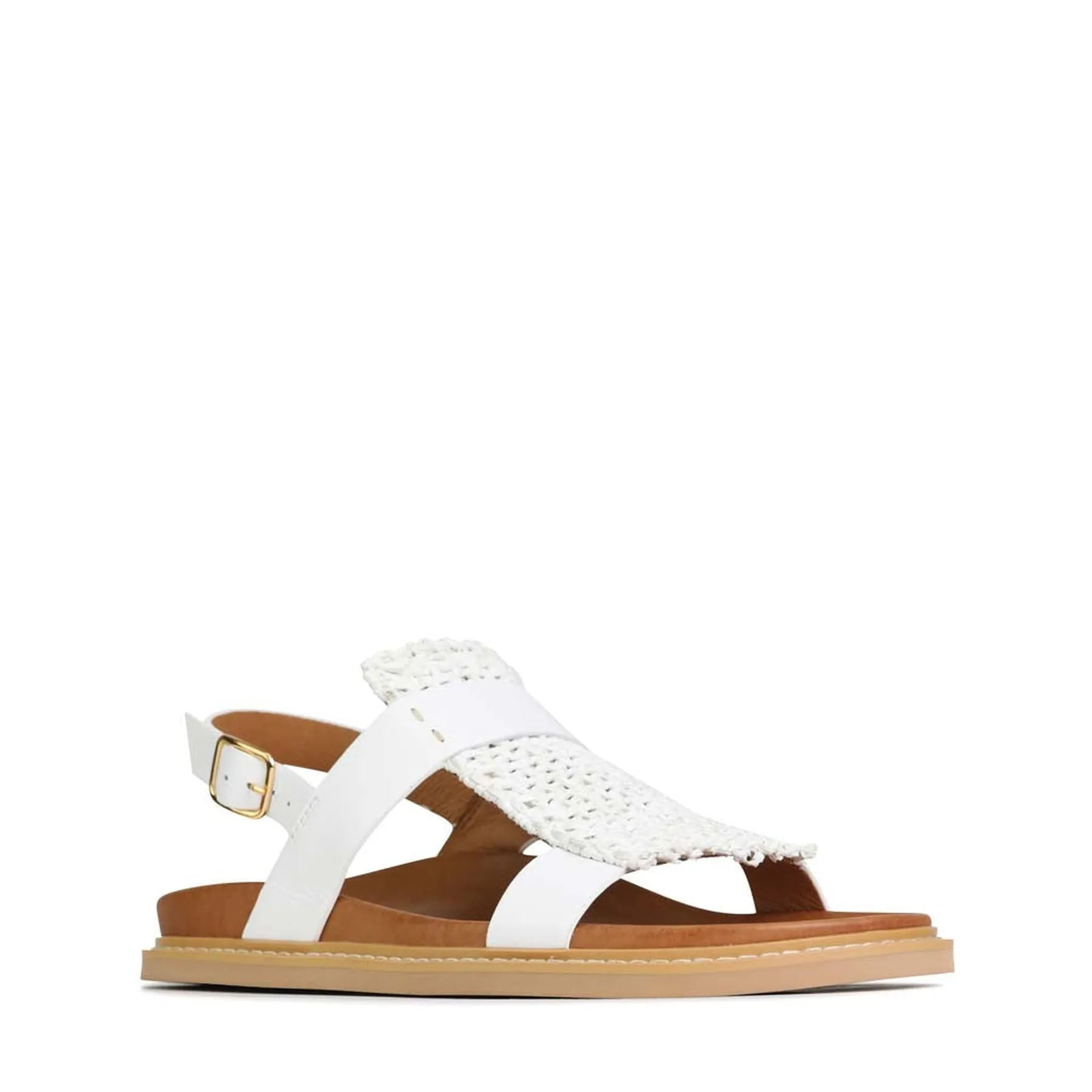 WEAVERS LEATHER SLING BACK SANDALS