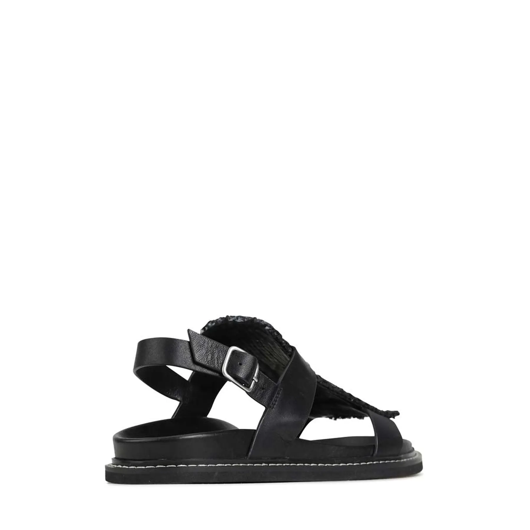 WEAVERS LEATHER SLING BACK SANDALS