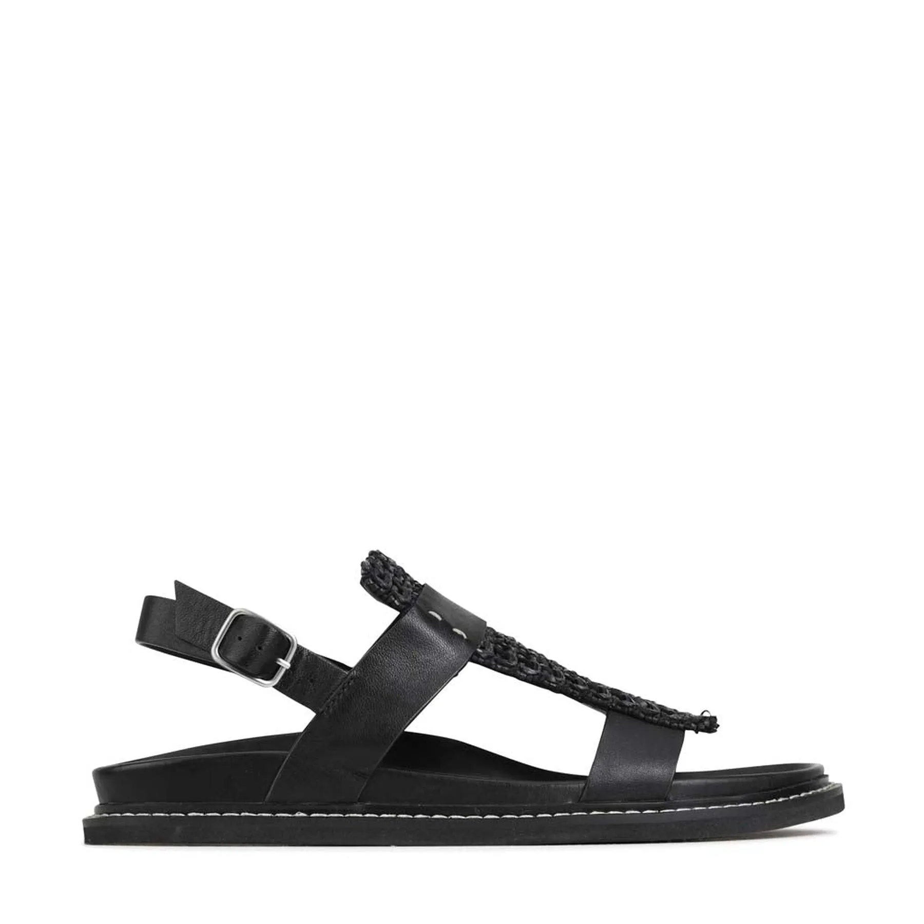 WEAVERS LEATHER SLING BACK SANDALS