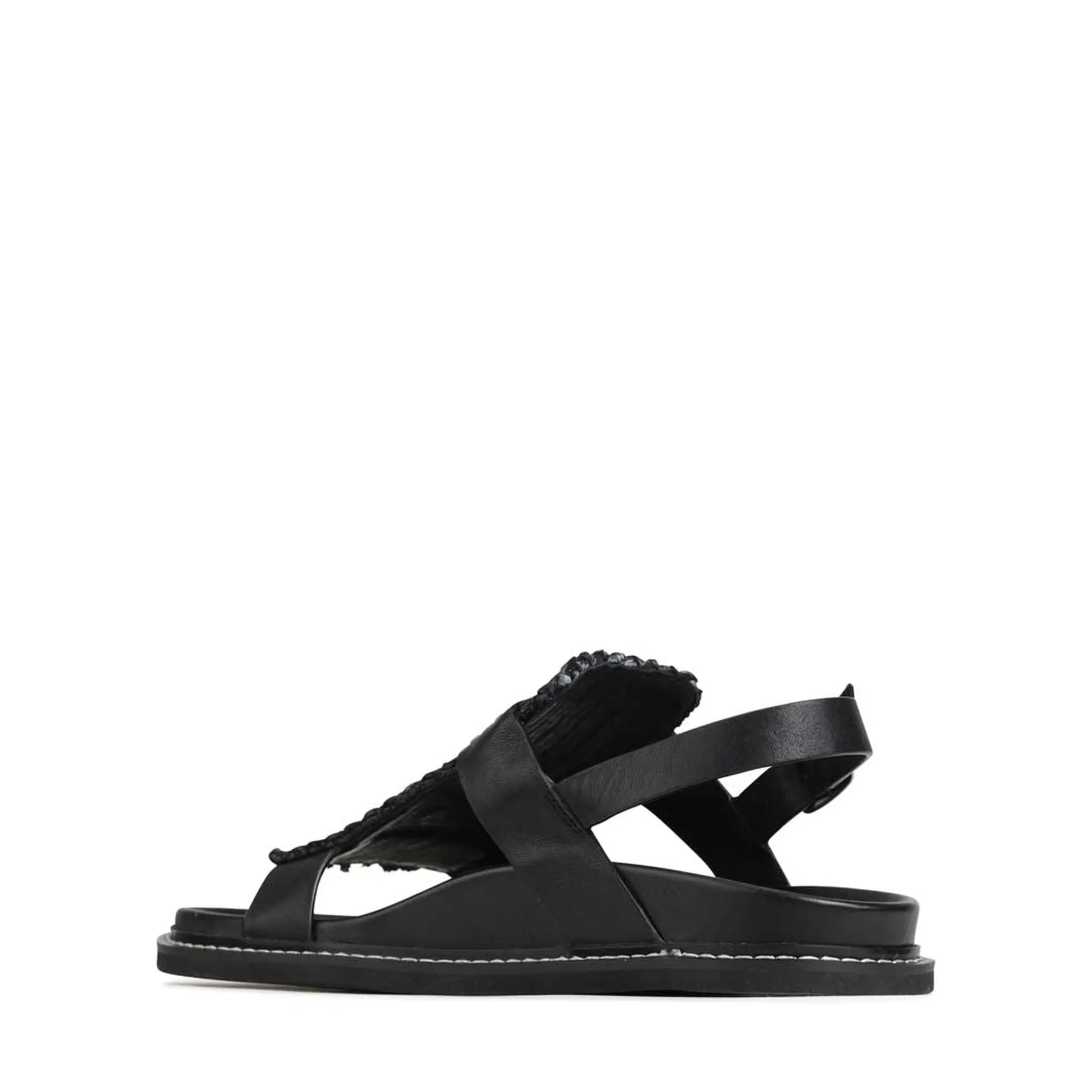 WEAVERS LEATHER SLING BACK SANDALS