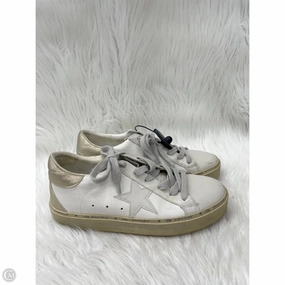 Travel Flex Anti Slip Insole Shoes Sneakers By Shu Shop In Tan & White, Size: 7.5