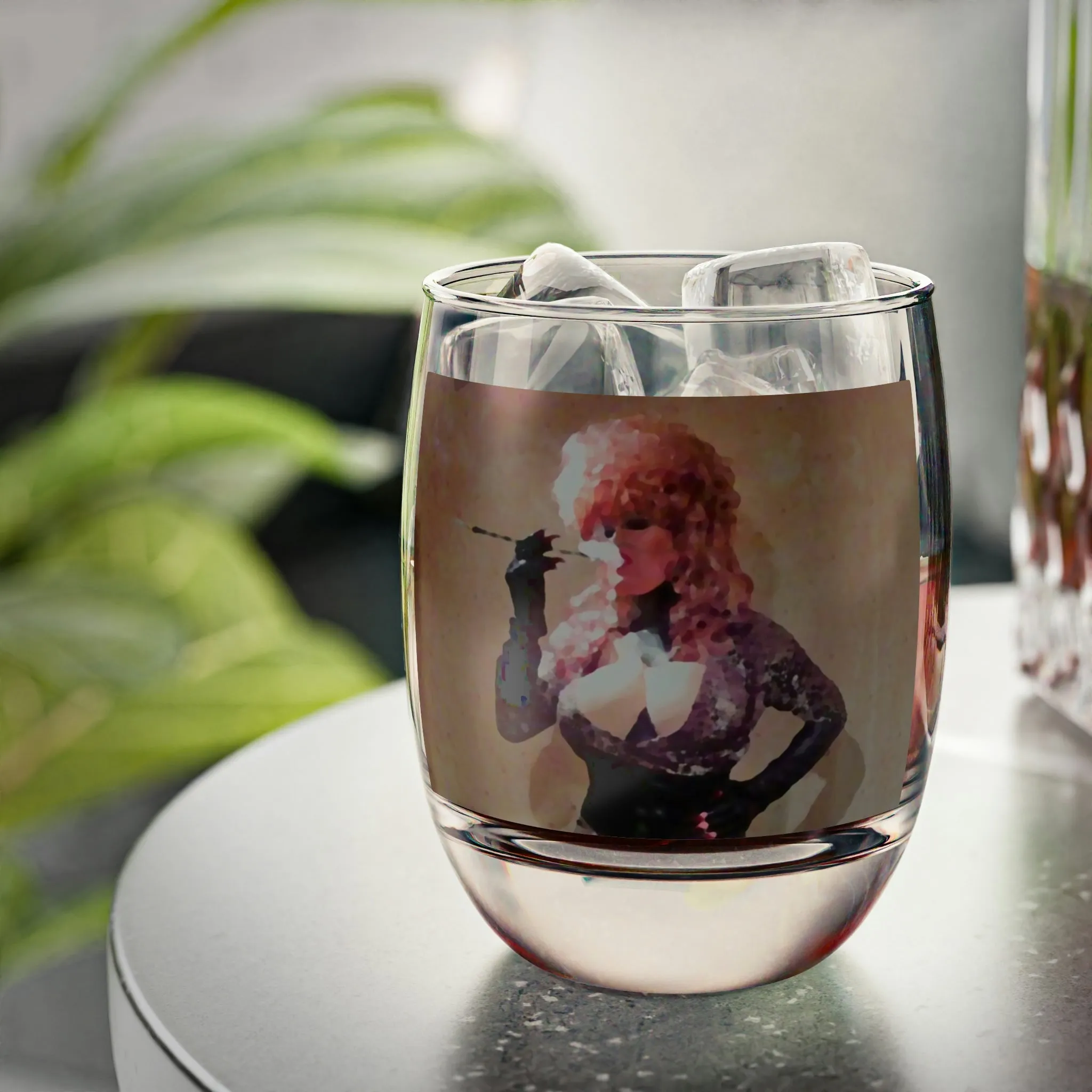 Whiskey Glass ...  A Colleague Overseas ... 'Enjoying A Fag' ... Original Works ... "April Fools 2023" ... Hot-Tranny-Smoke ...