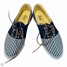 Shoes Sneakers By Bass In Striped Pattern, Size: 5.5 Mesh Lining